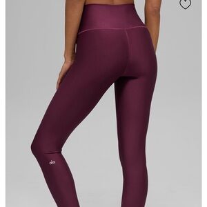 ALO Yoga Women's Deep Wine Leggings